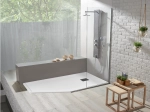 Receveur de douche, sur mesure, largeur 60 à 210 cm X 60 à 100 cm, Garantie 5 ans, résine pleine masse PN24 de couleurs, LIVRAISON RAPIDE, OFFERTE